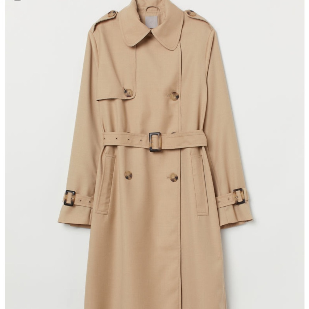 H&M Wool Blend Trench Coat ( premium quality)